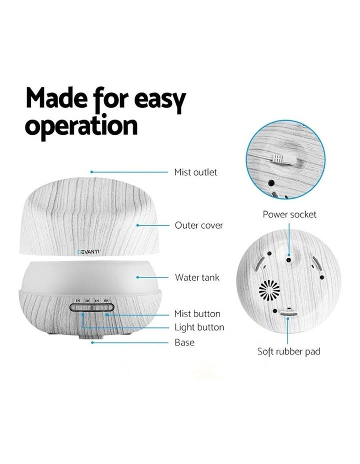 Aromatherapy Diffuser Aroma Air Humidifier Essential Oil LED in Wood Grain Best Sale ???? Devanti Aromatherapy Diffuser Aroma Air Humidifier Essential Oil LED In Wood Grain ???? -Devanti Shop unnamed file 1021