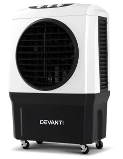 Coupon ⌛ Devanti Evaporative Air Cooler Industrial Commercial Portable Water Fan Workshop ????