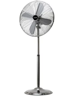 Coupon ???? Goldair 45cm Pedestal Fan Black GCPF265 ????