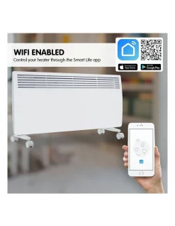 Flash Sale ???? Levante 2400W Electric Panel Heater Wifi Thermostat Castors NDM-24WT ???? -Devanti Shop unnamed file 1122