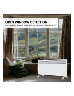 Flash Sale ???? Levante 2400W Electric Panel Heater Wifi Thermostat Castors NDM-24WT ???? -Devanti Shop unnamed file 1123