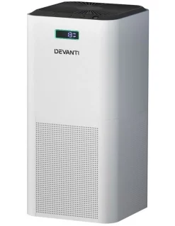 Hot Sale ???? Devanti Air Purifier Home Purifiers HEPA Filter In White ????
