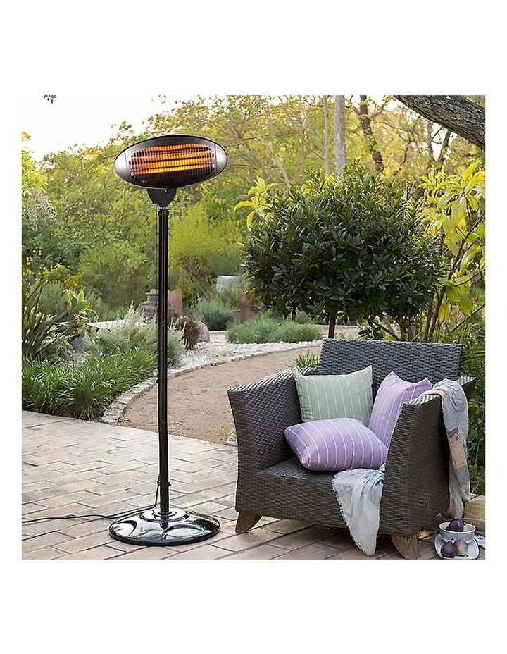 2000W 2.1m Free Standing Adjustable Portable Outdoor Electric Patio Heater in Black Outlet ???? Lenoxx 2000W 2.1m Free Standing Adjustable Portable Outdoor Electric Patio Heater In Black ???? -Devanti Shop unnamed file 1196