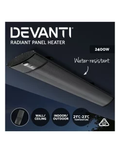 Hot Sale ⭐ Devanti Electric 2400W Infrared Radiant Strip Heater Black RHP-E76RC-2400-BK ✨ -Devanti Shop unnamed file 1241