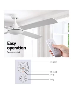 Outlet ⭐ Devanti Ceiling Fan 52'' W/Remote White ???? 4 Outlet ⭐ Devanti Ceiling Fan 52'' W/Remote White ???? -Devanti Shop unnamed file 1279