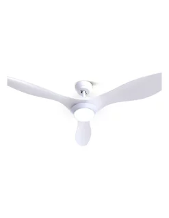 New ???? Devanti 52'' DC Motor Ceiling Fan W/LED Light W/Remote 8H Timer Reverse Mode 5 Speeds ✔️