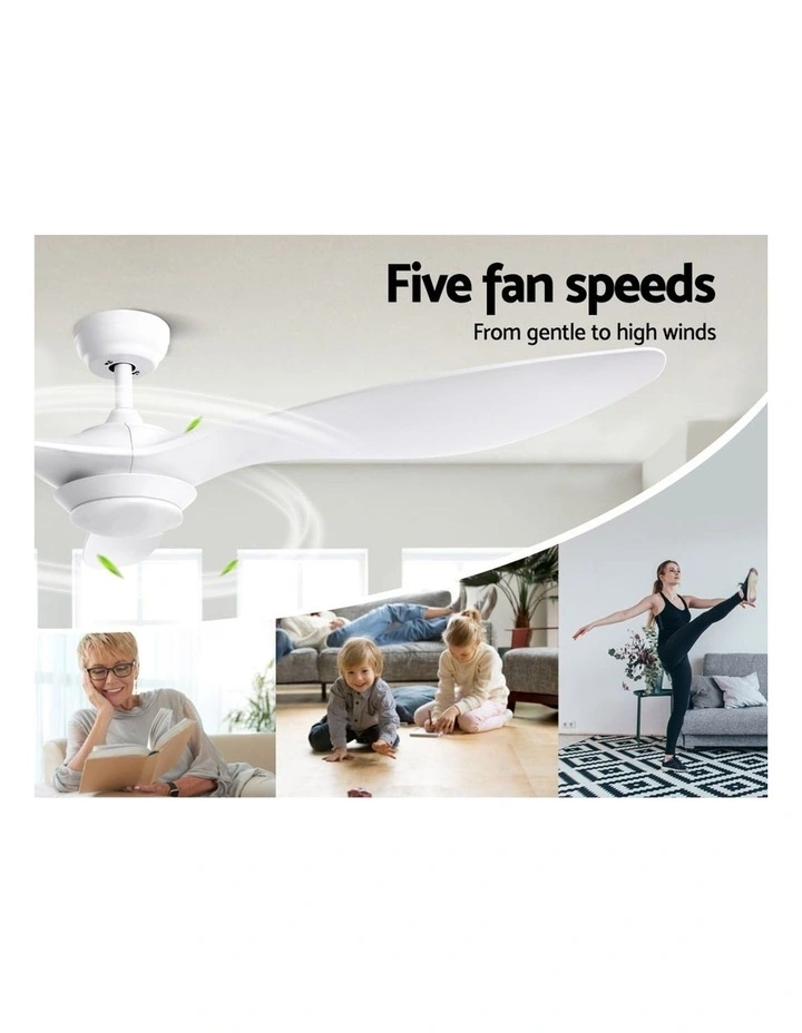 52'' DC Motor Ceiling Fan w/LED Light w/Remote 8H Timer Reverse Mode 5 Speeds New ???? Devanti 52'' DC Motor Ceiling Fan W/LED Light W/Remote 8H Timer Reverse Mode 5 Speeds ✔️ -Devanti Shop unnamed file 1371