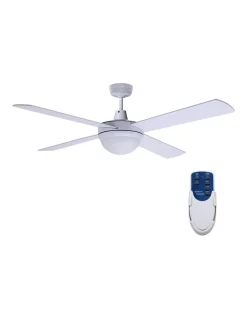 Flash Sale ✔️ Devanti 52" Ceiling Fan White ????