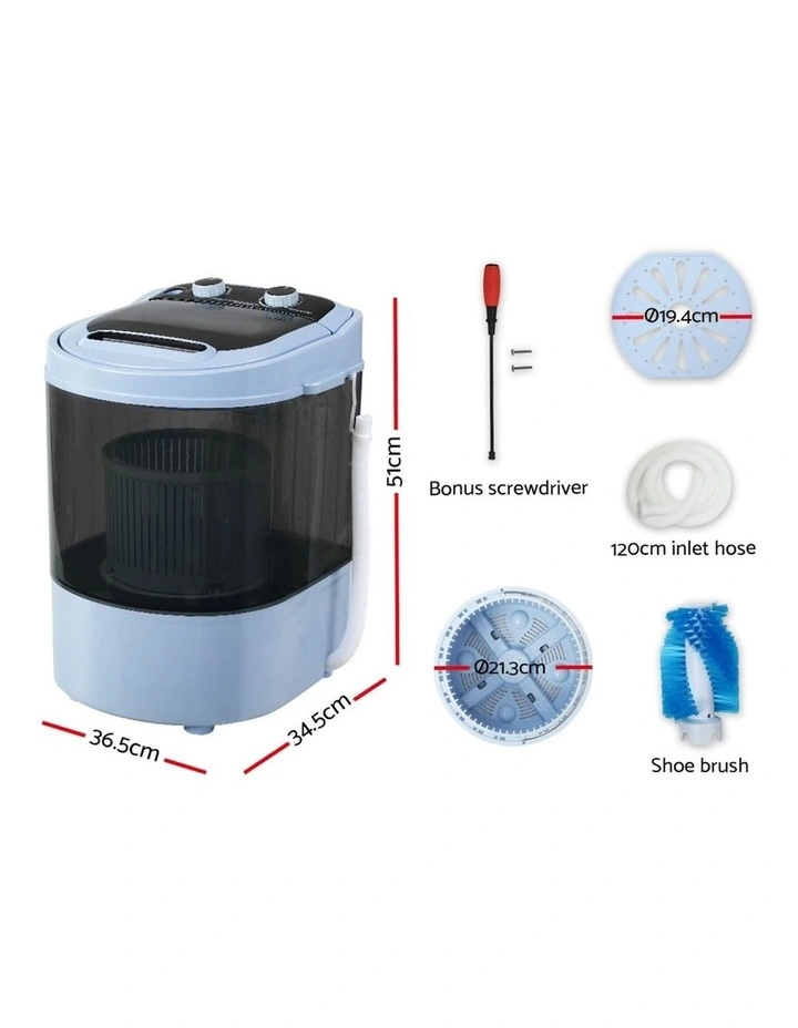Portable Top Load Washing Machine 3KG Black PWM-S-30-BK Promo ✔️ Devanti Portable Top Load Washing Machine 3KG Black PWM-S-30-BK ✨ -Devanti Shop unnamed file 1430