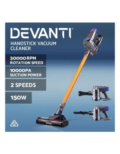 Best Pirce ???? Devanti Handheld Vacuum Cleaner Cordless Stick Handstick Car Vac Bagless 2-Speed LED Headlight ???? -Devanti Shop unnamed file 452