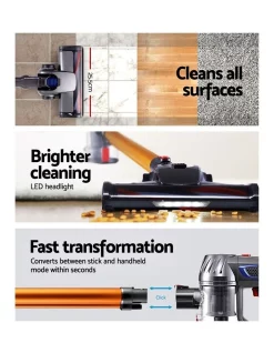 Best Pirce ???? Devanti Handheld Vacuum Cleaner Cordless Stick Handstick Car Vac Bagless 2-Speed LED Headlight ???? -Devanti Shop unnamed file 453