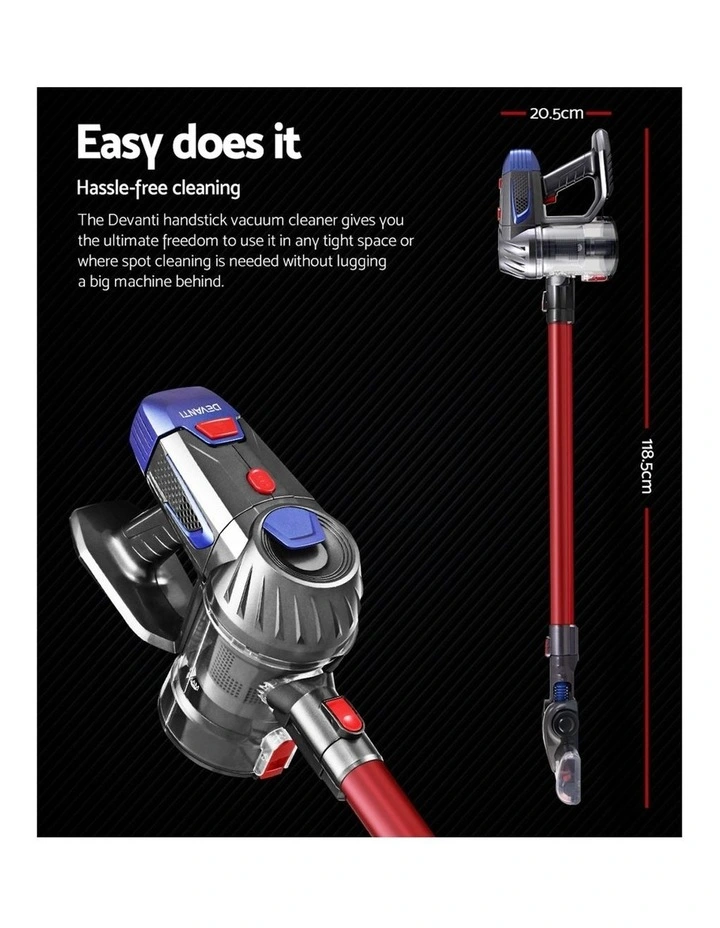 Handheld Vacuum Cleaner Cordless Stick Handstick Vac Bagless 2-Speed Headlight Red Coupon ⭐ Devanti Handheld Vacuum Cleaner Cordless Stick Handstick Vac Bagless 2-Speed Headlight Red ❤️ -Devanti Shop unnamed file 497