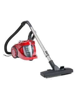 Promo ✔️ Devanti Bagless Cyclone Cyclonic Vacuum Cleaner Red ????