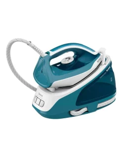 Best Pirce ???? Tefal Express Easy Steam Station Iron In Teal SV6131 ????
