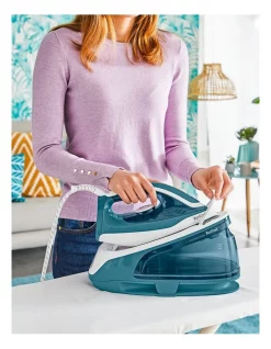 Best Pirce ???? Tefal Express Easy Steam Station Iron In Teal SV6131 ???? -Devanti Shop unnamed file 608