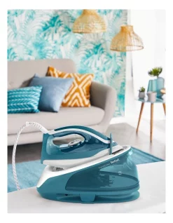 Best Pirce ???? Tefal Express Easy Steam Station Iron In Teal SV6131 ???? -Devanti Shop unnamed file 612