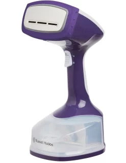 Budget ❤️ Russell Hobbs Handheld Steamer Purple RHC400 ✨