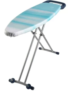 Best Pirce ???? Sunbeam Extra Large Chic Ironing Board With Blue/White Reversible Cover SB7400 ????