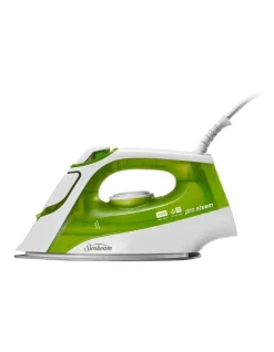 Best Sale ???? Sunbeam Pro Steam Glide White/Green Iron SR4110 ????