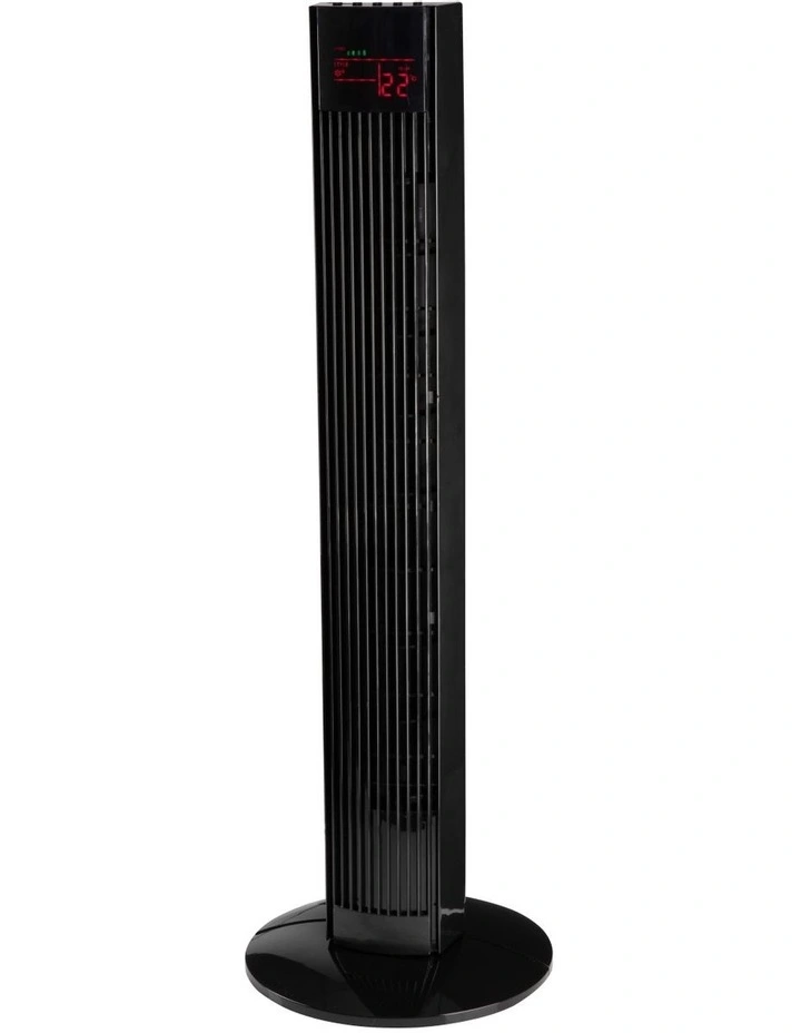 Tower Fan with Remote 91cm in Black Outlet ???? Goldair Tower Fan With Remote 91cm In Black ???? -Devanti Shop unnamed file 982