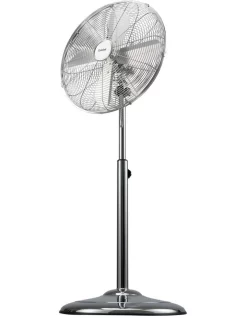 Promo ???? Goldair Pedestal Fan 40cm In Chrome ????