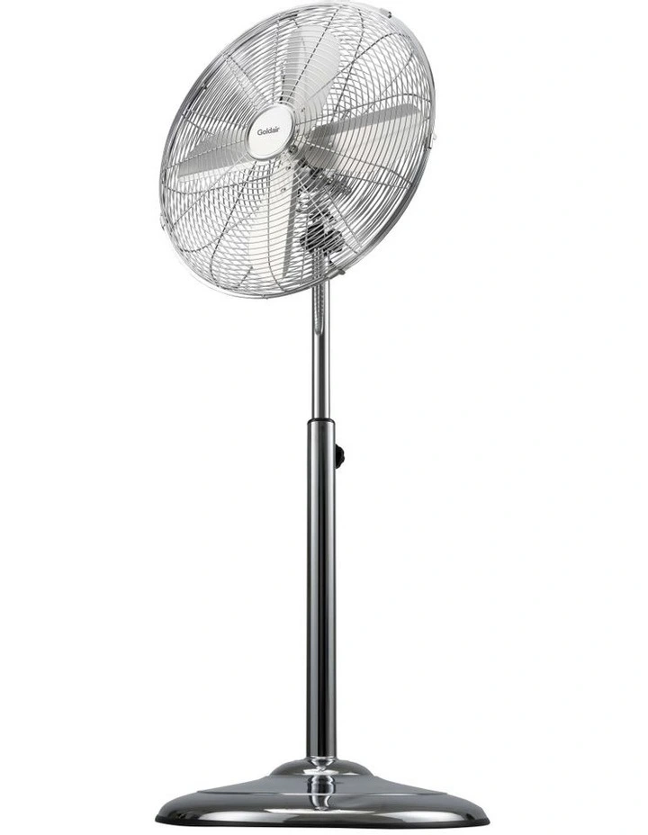Pedestal Fan 40cm in Chrome Promo ???? Goldair Pedestal Fan 40cm In Chrome ???? -Devanti Shop unnamed file 990